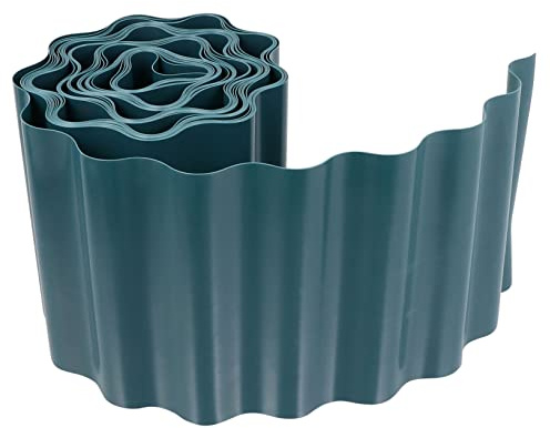 Milisten 3 Rouleaux Bordure de Pelouse Flexible Plastique Protection de Jardin pour Aménagement Paysager Facile à Installer Décoration de Terrains et Allées