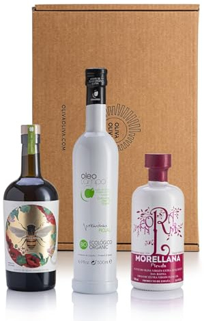 Mejores Aceites Virgen Extra Ecológicos del Mundo BIOL 2025 - Caja regalo 3x500 ml