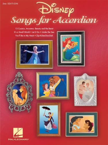 Disney Songs for Accordion – 3rd Edition | Notenbuch für Anfänger, Kinder, Schüler und Fans | Akkordeon- Noten für beliebte Disney-Filmsongs | ... klassischen Songs: 3rd Edition - 13 Classics
