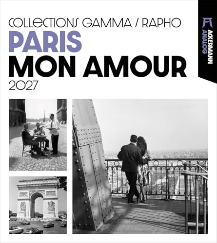 Paris, mon Amour Kalender 2027 | Stilvoller Frankreich-Kalender im großen Hochformat (48x54 cm) | Analog-Fotografie für Nostalgiefans