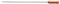 Tramontina - Brochette large Churrasco. 1pc. Inox et bois 65cm.