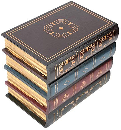 Fasient Livre Décoratif Faux Livre Boîte de Rangement, Style Trompette Type B, pour Décoration de Bureau et Accessoires de Photographie