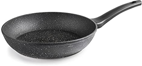 LACOR - 26816 - Java Pan in Alluminio Forgiato 100% pfoa libero, Particelle di Pietra Antiaderenti, Fondo a Induzione Completa, Ø 16 x 4 cm, Nero