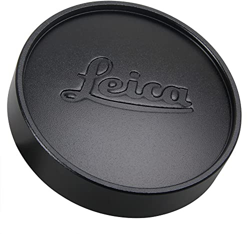 eTone Objektivdeckel aus Metall für Leica E43 50 mm f: 1,4 V2 Summilux Schwarz oder Silber (Schwarz)