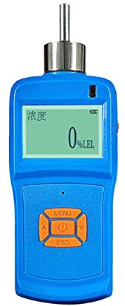 Succión de bomba Detección portátil Unidad de alarma Sulfuro de hidrógeno de oxígeno combustible Detector de gas de monóxido de carbono (Tamaño: Bomba de succión dos en uno)