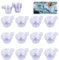 Verre Doseur Plastique,Gobelets de Mélange époxy en Plastique Transparent,Tasses de Mélange Graduées Tasse à Mesurer,Transparente Tasse Graduée en Plastique pour Peinture époxy,40ml,200pcs
