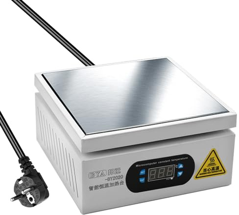 BLAIS Station chauffante en aluminium, plaque chauffante électronique, plate-forme de préchauffage 0-400 ℃ pour la plantation de BGA, circuits imprimés, réparations d'écran LCD de téléphone portable