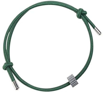 JNNJ Car Window Breaker Bracelets, Wrist Strap with Tungsten Carbide Bead Car Emergency Tool, Vehicle Rapid Escape Wristbands Safety Glass Breaker, Self Rescue Tool For Car Accidents(Dark green)