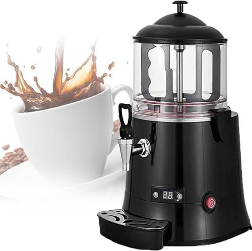 Commercial 5l 10l 110/220v Hot Chocolate Dispenser Machine,Chocolate Fountain,Electric Chocolate Beverage Making Machine,30~90℃ Adjustment Chocolate Tempering Machine,220V-5L,220v,5L