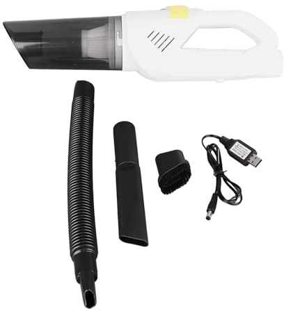 Kuuleyn Aspirapolvere Portatile Senza Fili per Auto 20000PA Aspirazione Potente Mini aspirapolvere Portatile Ricaricabile USB Silenzioso, Mini aspirapolvere Sottile per Auto