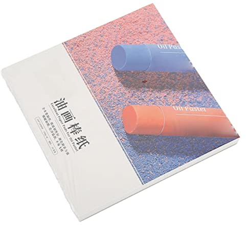 Pure Trämassa Konstpapper Easy Coloring Oil Målning Paper Pad Professional Art Supplies For Oil Paint, Oil Pastell Paper, Acrylic, Oil Pastell, Glossy Hand Feel