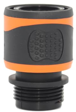 HydroSure Quick-Click to Male Adaptor 3/4 - Garden Irrigation Converter with Quick-Click System and Threaded Male BSP Outlet for Easy Hose and Tap Connection