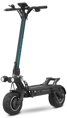 Minimotors - Dualtron Thunder 3 Elektroroller für Erwachsene - 72 V, 40 Ah, 500-W-Motoren, Reichweite bis zu 125 km, 20 km/h, schnell, leistungsstark und komfortabel, Schwarz