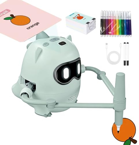 Byzieir Projecteur De Dessin pour,Jouets Éducatifs Intelligents Interactifs avec Voix pour Le Développement,Projecteur de Tracé et Dessin | pour Fête Arts Maternelle Préscolaire Maison Parc Loisirs