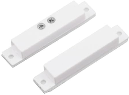 Magnetischer Tür- und Reedschaltersensor, normalerweise geschlossener Alarm für Haussicherheitssysteme, kompatibel mit Holz/Glas/Kunststoff, 10 Stück