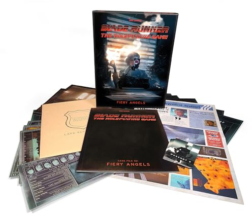 Free League Publishing: Blade Runner RPG: Case File 02 – Fiery Angels – fristående äventyr, bordsspel, officiellt licensierad