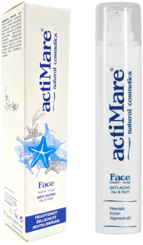 actiMare Face Anti Aging - Day&Night 50ml - Gesichtscreme mit Meersalz, Ectoin und Algenextrakt | Naturkosmetik | von actiMare natural cosmetics