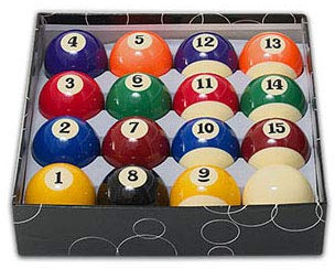 Manuel Gil Juego Bolas Económicas Numeradas 50.2mm Blanca 47.6mm 11102