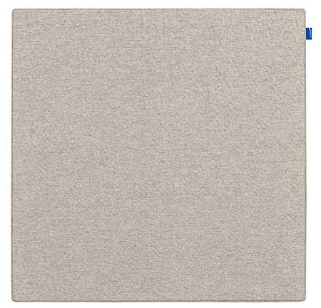 Legamaster Board-Up Akustik Pinboard - soft beige - 75x75 cm - XL Pinnwand mit Textil-Oberfläche - mit Schall-Absorption zur Verbesserung der Akustik in Räumen - zur Wandmontage | Filz, BxH 750 x 750 mm, beige