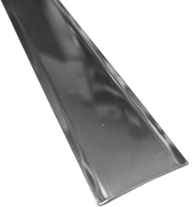Chrome Finish Aluminium Motion Cover Strip Threshold Floor Edging 900mm (Flat (40mm))