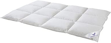GMD Living COVERme Daunendecke Calvi Winter/extrawarm, 100% Naturprodukt, Verschiedene Größen, Größe:200 x 200 cm