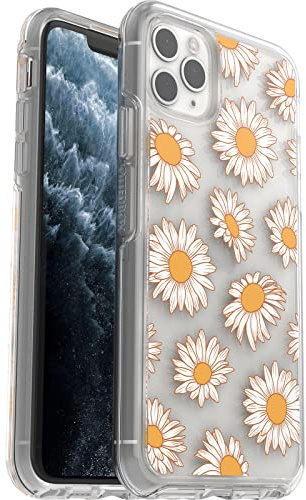 OtterBox iPhone 11 Pro Max & iPhone Xs Max Symmetry Series Case - Vintage Daisy, Ultra-Sleek, Wireless Charging Compatible, Raised Edges Protect Camera & Screen