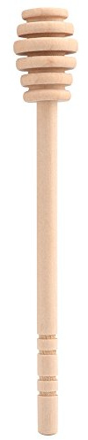 Joyzan Lot de 50 cuillères à agiter en Bois pour Miel(16cm)