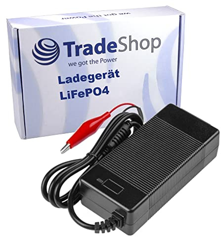 Trade-Shop Caricatore universale per batteria LiFePO4 al litio e fosfato, 14,6 V, 4 A