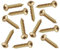 TERF® 4.5mm X 30mm (No. 9 X 1.18) Pozi Drive Pan Head Steel Screws 4.5mm X 30mm Zinc Yellow Self Drilling Self Tapping Wood Screw Chipboard and Multi Purpose Screw - Pack of 50