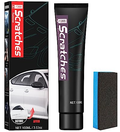 Rimuovi Graffi Auto, Lucidante Auto, Lucidante Professionale per Auto, Polish Rimuovi Graffi, Opacità e Righe Della Carrozzeria, Azione Detergente (100ml)