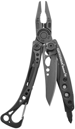 Leatherman Skeletool CX - Multiutensile 7-in-1 per il Campeggio e la Sopravvivenza - Acciaio Inossidabile, Onyx