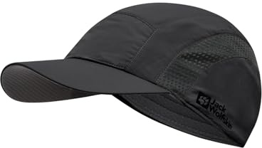Jack Wolfskin Unisex Vent Cap Baseballkappe, Schwarz, Einheitsgröße EU