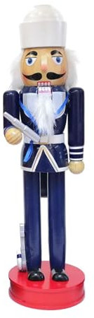CVZQTE Nussknacker Marionette Weihnachtsdekoration Holz Walnussknacker Soldat Traditionelle Weihnachtsdekoration Für Heimbüros