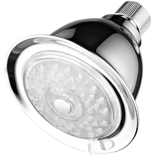 Eoixuqba Color Changing Showerhead | High Pressure LED Showerhead,Colorful LED Light Shower Head, Home Bathroom Shower Head with Temperature Sensing Light