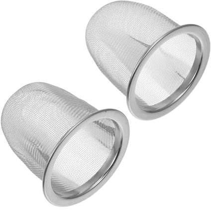 DECHOUS 2stücke Teesieb Aus Edelstahl Feinmaschiger Teefilter Teesiebfilter Wiederverwendbarer Infuser Für Losen Teeblatt Tee Und Gewürzfilter Einfache