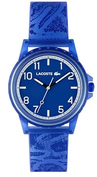 Lacoste Orologio con Movimento al Quarzo a Tre Lancette da Bambini Collezione RIDER con Cinturino in Silicone Blu, 2020159, Blue