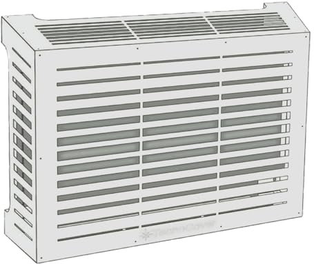 Copertura unità esterna climatizzatore grigio 86x44x68 cm. condizionatore