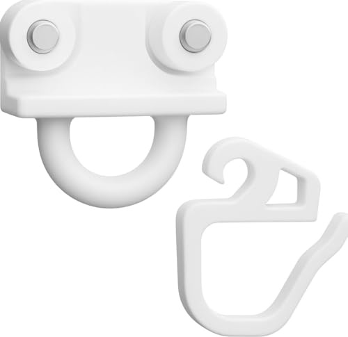 Homira Deslizadores para Cortinas, 24 Unidades, compatibles con el Sistema de Cortinas IKEA KVARTAL, recambios de Rodillos.