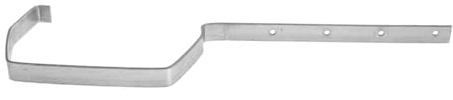 PENIKOKO 200mm Roof Gutter Support Bracket Water Drainage Rain Gutter Holder Canopy Fixture for Mounting