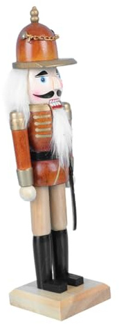 Sosoport Schiaccianoci Natale in Legno Decorazione Soldato Schiaccianoci Ornamento Natalizio Legno Pupazzo Decorazione Tavolo