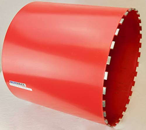18 Inch Diamond Wet Core Drill Bit 1-1/4” Threaded by BLUEROCK Tools for Concrete Rebar Asphalt Brick Rock Masonry Hole Barrel Coring