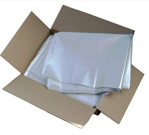 2X100 Pack of Strong Heavy Duty Clear Refuse Rubbish Sack Liner Bags for Wheelie Bins.