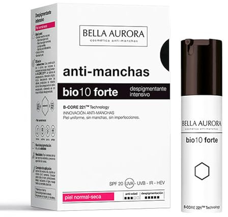 BELLA AURORA Aufhellungs Creme für Normale und Trockene Haut, Intensive Pigment und Altersflecken, bio10 forte, 30 ml