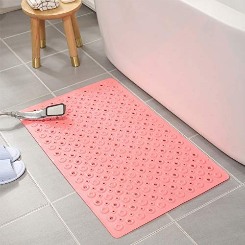 Hogar Alfombrilla Antideslizante baño Antideslizante alfombras de baño alfombras de baño Mats Lin Mu Inicio Baño Hueco de plástico Antideslizante Mat Copa de succión, Tamaño del óvalo: 39cm x 69cm