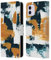 Head Case Designs Officially Licensed Haley Bush Abstract Navy Gold White Pattern Painting Leather Wallet Case Compatible With Apple iPhone 11