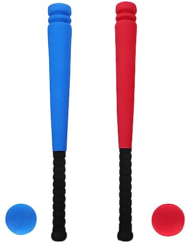 BESPORTBLE 1 Ensemble De Battes De Baseball pour Enfants Jouet Et Ensemble De Battes De Baseball Souples pour Garçons Et Filles Couleur Aléatoire