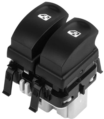 YAOPEI Pulsante Leve Vetro per Clio 3 Modus Twingo 2 Presa Grisa Non Comfort Lato Driver Anteriore Sinistro 8200214939