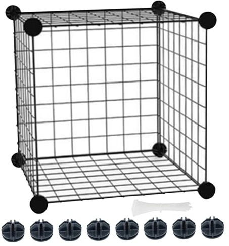 SHITOOMFE 5 Blatt Pflanzenschutz vor Tieren, 12x12 Pflanzenkäfig, Hochleistungs -Hühnerdraht -Cloche mit Fester Schnalle, Gartenclochen für Pflanzen ＆ Haustierkäfig, Beschützer von Katzen