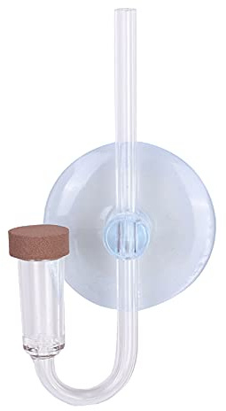 SIXRUN CO2 ATOMIZER -diffusor, Akrylmaterial, Fin Luftutgång, Hög Upplösningshastighet, Lämplig för Akvarier Upp Till 150 Cm (S)