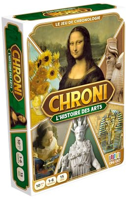 Chroni Histoire des Arts, jeu éducatif, 1-6 joueurs dès 10 ans